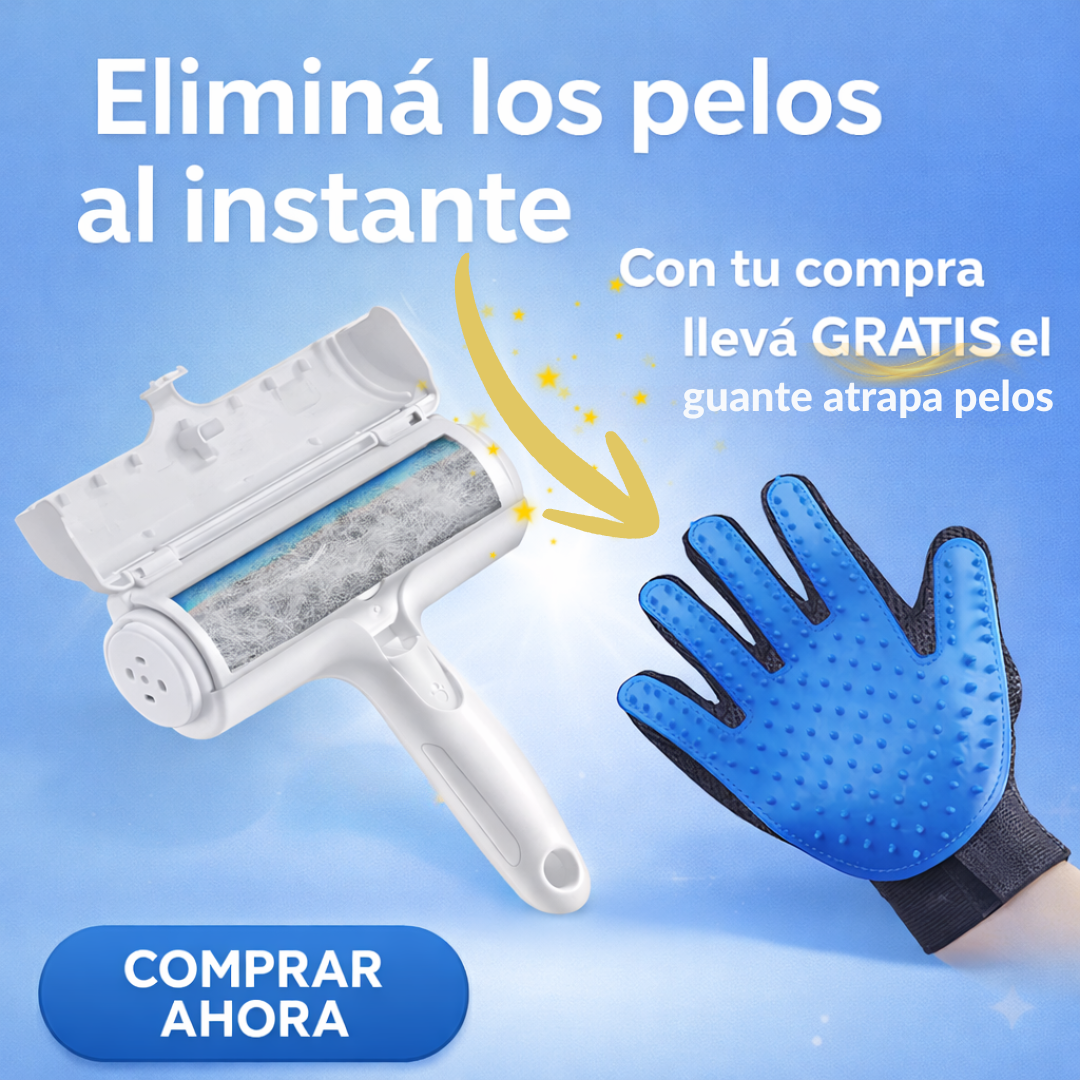Removedor de Pelos de mascota REMOVER® + REGALO