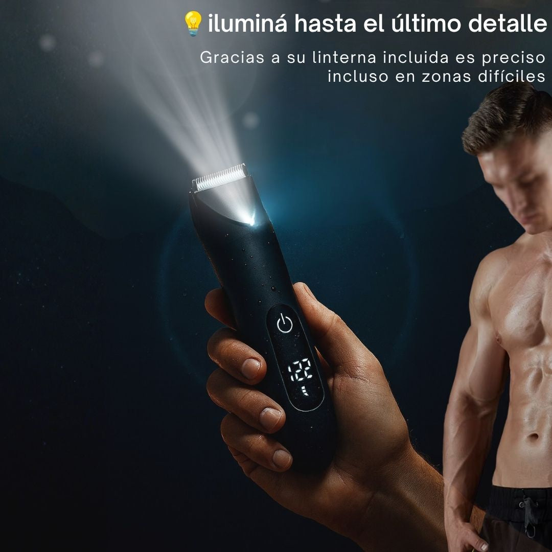 AFEITADORA MASCULINA INTIMA IMPERMEABLE - KEMEI®