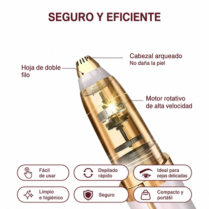 Lápiz depilador de ceja portátil usb